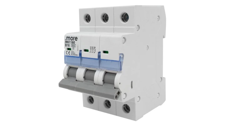 WYŁĄCZNIK NADPRĄDOWY 6kA 3P B16A