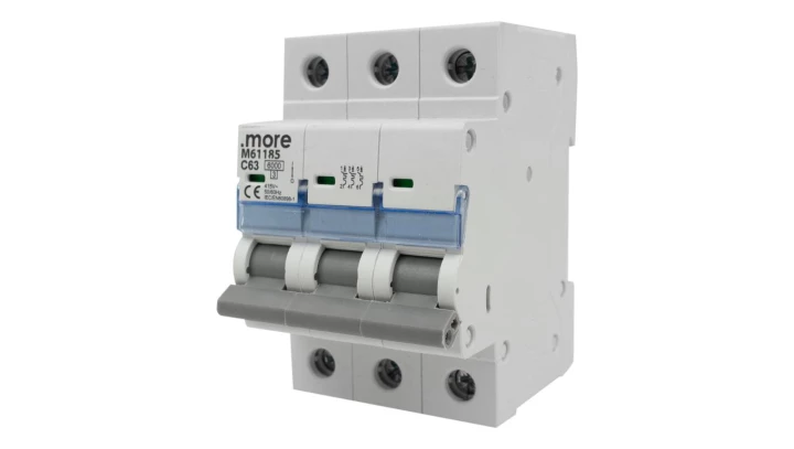 WYŁĄCZNIK NADPRĄDOWY 6kA 3P C63A
