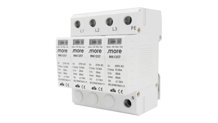 OGRANICZNIK PRZEPIĘĆ 3P+N 30KA B+C