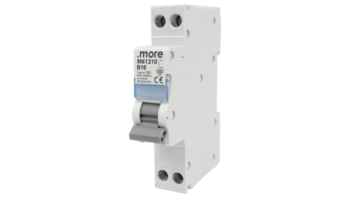 Wyłącznik różnicowo-prądowy z członem nadprądowym 1P B16A 30mA typAC