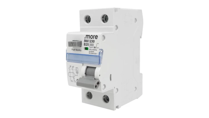 Wyłącznik różnicowo-prądowy z członem nadprądowym 2P B25A 30mA typA
