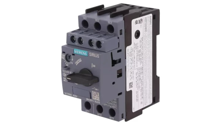 Wyłącznik silnikowy 3P 5kW 9-12,5A 1Z 1R S00 3RV2011-1KA15