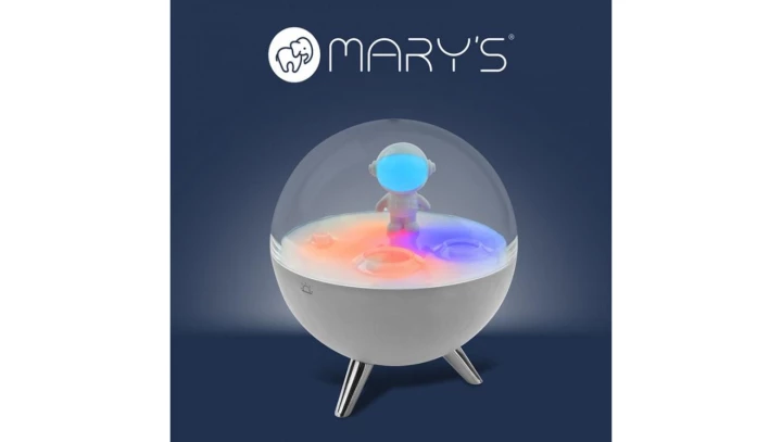 MARYS LAMPKA NOCNA LED RGB KSIĘŻYC BIAŁY