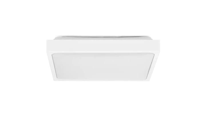 Plafoniera LED 18W 1800lm 3000K IP44 Kwadrat fi225 Mleczny Biała Ramka 7624