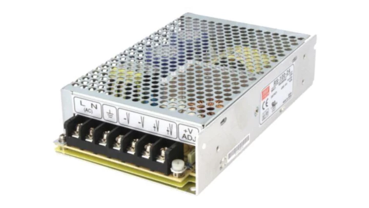 Zasilacz do montażu wewnętrznego 24V DC 4,5A 108W RS-100-24