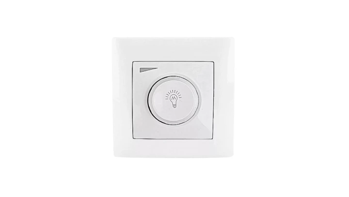 Wesa Ściemniacz obrotowy regulator LED 600W biały LC-36-A