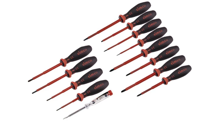 Kpl. wkrętaków izol. ( 13 szt ) VDE 1000V 117000 Cimco