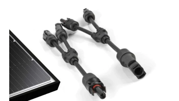 Dwójnik MC4 z kablem do łączenia modułów fotowoltaicznych