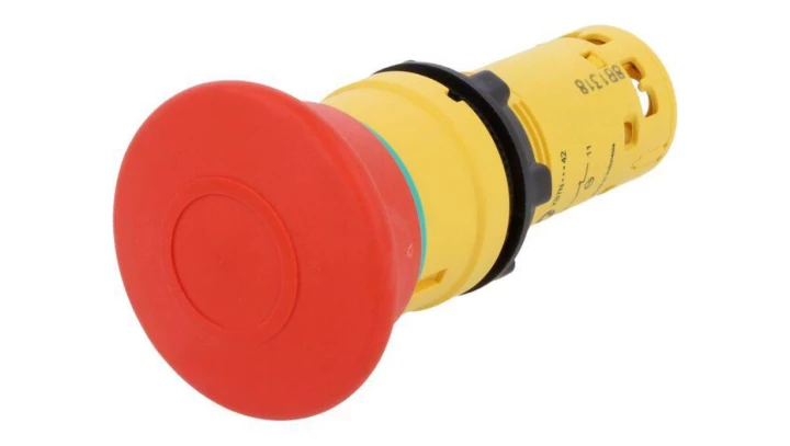 Przycisk bezpieczeństwa 22mm 0Z 1R IP66 przez pociągnięcie XB7NT842 /10 szt./