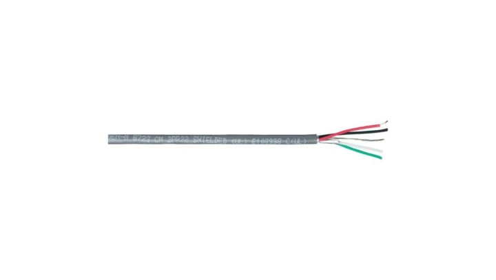 Przewód sterowniczy ekranowany 2x2x22AWG PVC szary 300V BL-8723.01305 /305m/