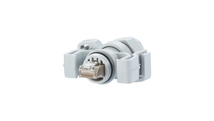 Wtyk przemysłowy IP67 E-DAT KAT.6 METZ CONNECT 130906-03-E