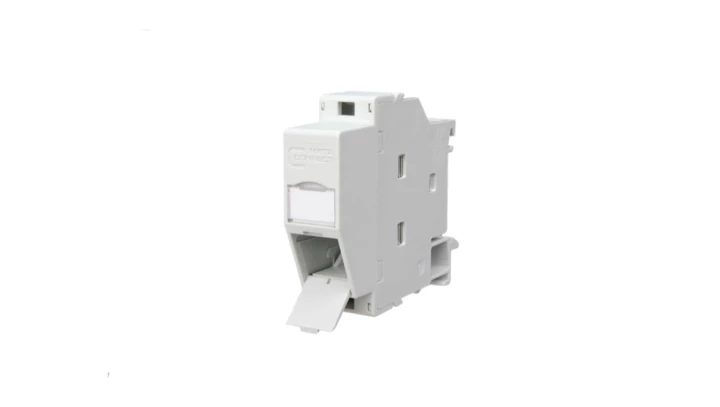 Adapter keystone na szynę din (pusty) REGPLUS METZ CONNECT 1309428103-E