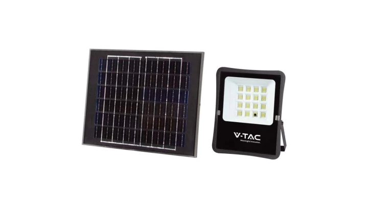 Projektor LED Solarny 16W 6400K 1600lm IP65 6968