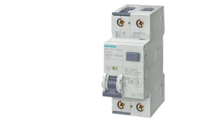 Wyłącznik różnicowo-nadprądowy 10 kA 1P+N typ A 30mA B 6 A Un AC 230 V 5SU1354-6KK06