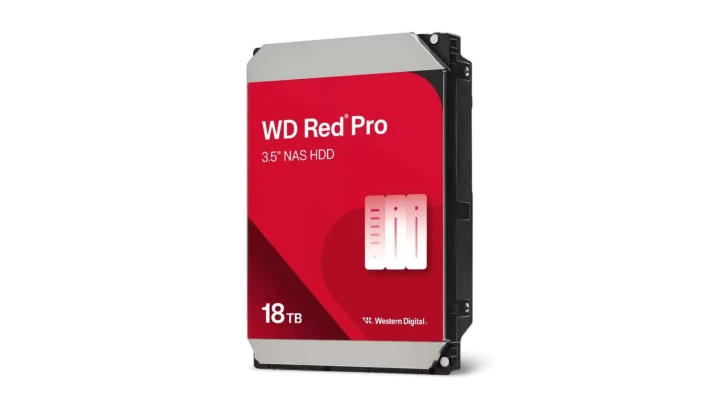 Dysk HDD WD Red Pro WD181KFGX (18 TB 3.5 512 MB 7200 obr/min)