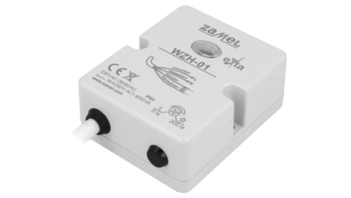 WZH-01 Wyłącznik zmierzchowy, natynkowy, 230VAC, SPST-NO, IP65, WZH