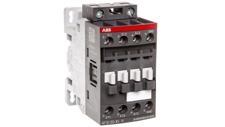Stycznik mocy 12A 3P 5,5kW 24-60V AC 20-60V DC 1Z 0R AF12-30-10-11 1SBL157001R1110