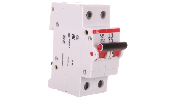 Rozłącznik modułowy 100A 2P E202/100A 2CDE282001R0100