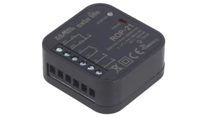 ROP-21 Odbiornik, dopuszkowy, 230VAC, NO, IP20, -10÷55C, 330m