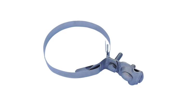 Obejma na rynnę do fi 120mm nierdzewna