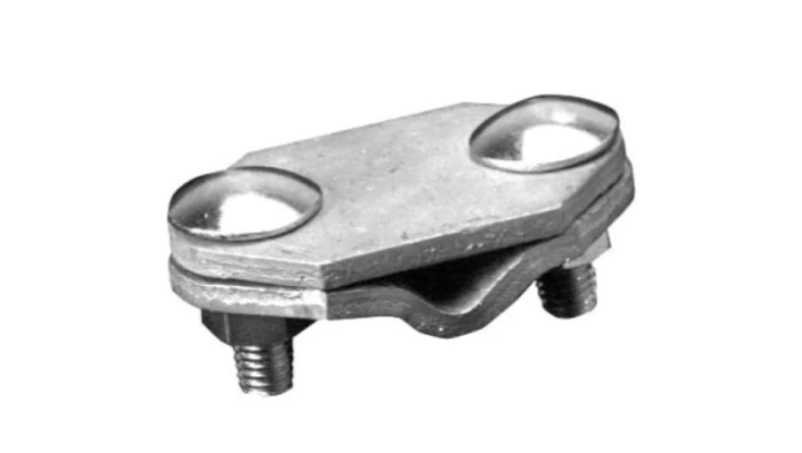 Złącze kontrolne ocynkowane 2xM8 bednarka-drut