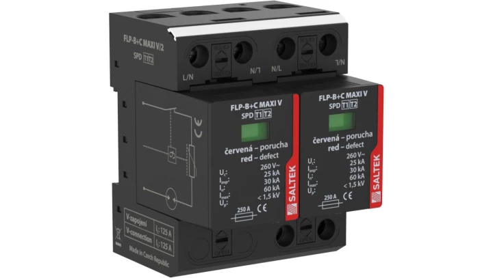 FLP-B+C MAXI V/2 Ogranicznik przepięć SALTEK