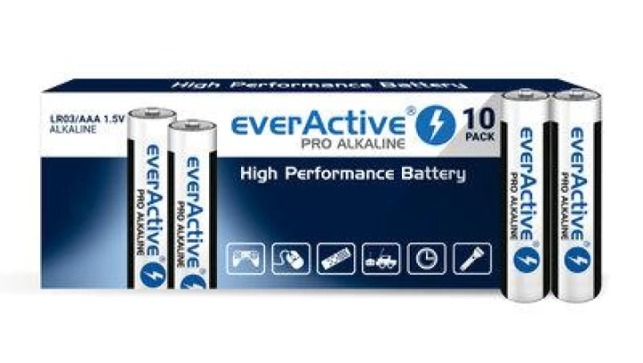 Zestaw baterii alkaliczne everActive LR0310PAK (x 10)
