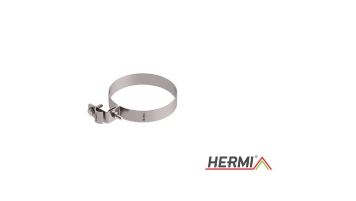 Obejma na rynnę fi 110mm, stal nierdzewna