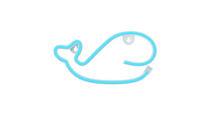 Neon LED WIELORYB niebieski Bat + USB FLNE19 Forever Light