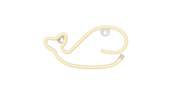 Neon LED WIELORYB ciepły biały Bat + USB FLNEO9 Forever Light