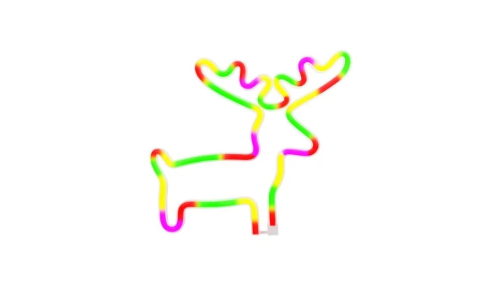 Neon LED ŁOŚ multikolor Bat + USB FLNE12 Forever Light