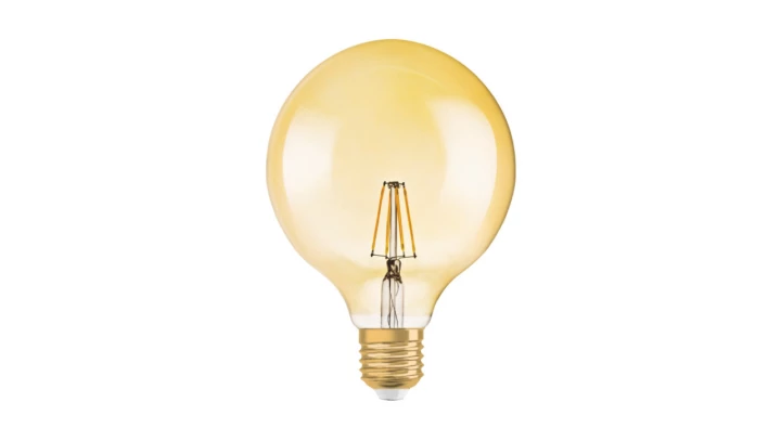 Żarówka LED Vintage 1906 LED CL GLOBE125 FIL GOLD 55 non-dim 6,5W/825 E27 4058075809406