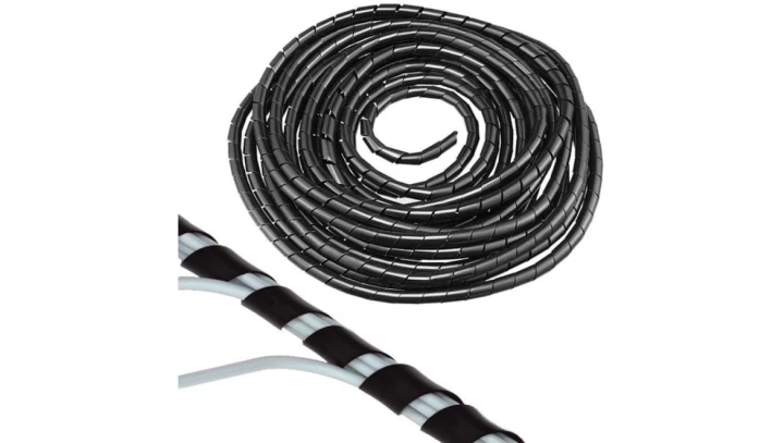 Spirala do maskowania kabli / organizer / SPI30C 10m czarna 1 szt. 220203