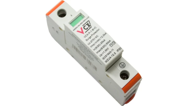 Ogranicznik przepięć klasy B+C 1P 12,5kA VCX Professional