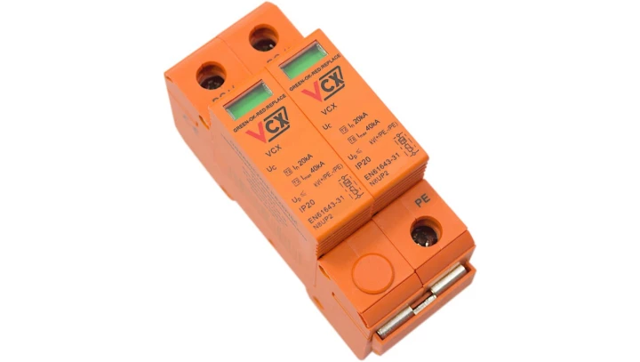 Ogranicznik przepięć C T2 2P 20kA - 40kA polskie badania BBJ SEP przepięciówka ochronnik modułowy