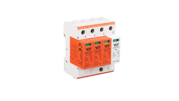 Ogranicznik przepięć klasy T1+T2 (B+C) 275V AC 3P + NPE 7kA VCX