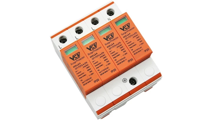 Ogranicznik przepięć L2 klasy T2 (C) 4P 20kA 1,2kV Professional VCX