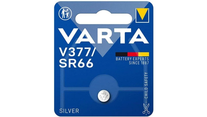 Bateria zegarkowa srebrowa SR66 / V377 24mAh 1,55V