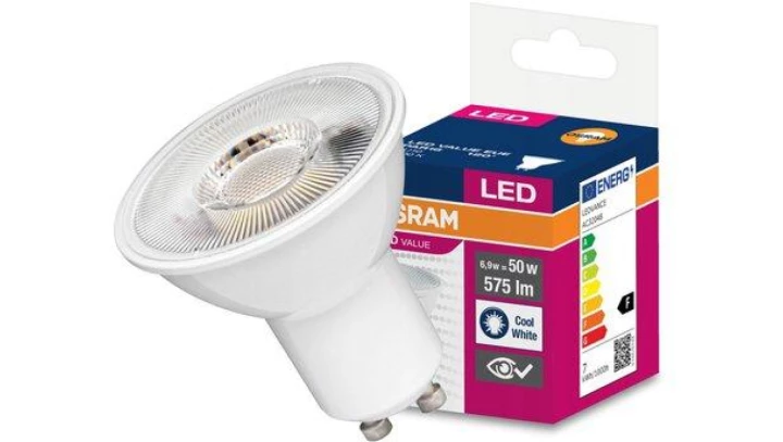Żarówka LED VALUE PAR16 50 GU10 6,9W 575lm 4000K 840 120st. 4058075198883