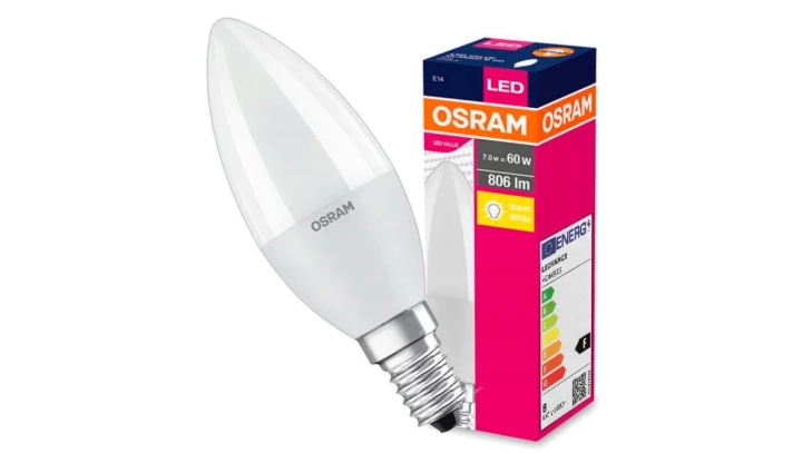 Żarówka LED VALUE CLASSIC B 60 E14 7,5W 806lm 2700K 827 FR non-dim 4058075152915