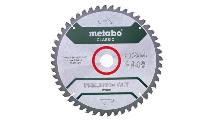 Tarcza tnąca do drewna 254x30mm 48 zębów 628061000