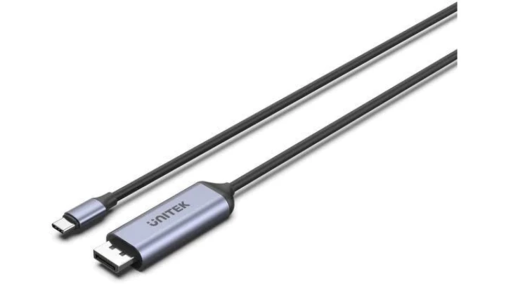 UNITEK Kabel USB typ-C / DisplayPort 1.4 8K@60 (wtyk / wtyk) 1,8m