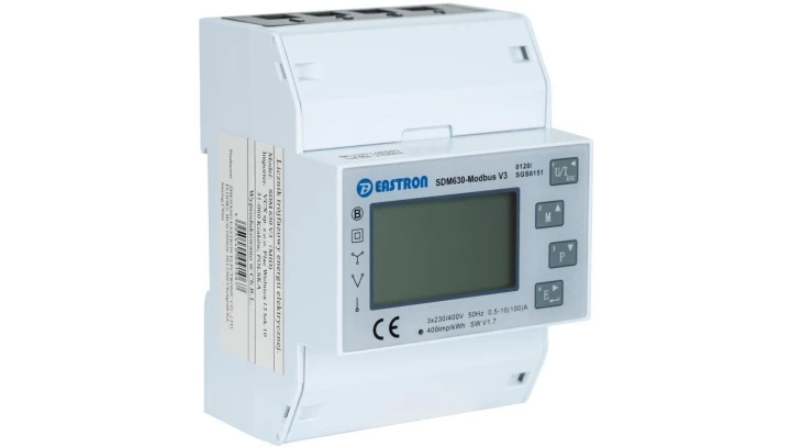 Licznik energii trójfazowy prądu 3-faz MID modbus 100A SDM 630 M V3