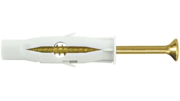 Kołek rozporowy uniwersalny RU 6,0x35 z wkrętem z łbem stożkowym 3,5 x 45 100szt.