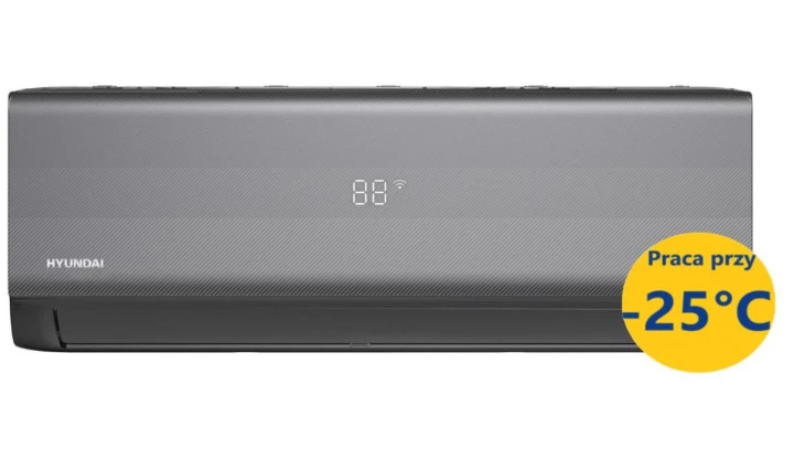 Klimatyzator ścienny HYUNDAI HRP-M09CGI Carbon Grey 2,6kW j.wewnętrzna