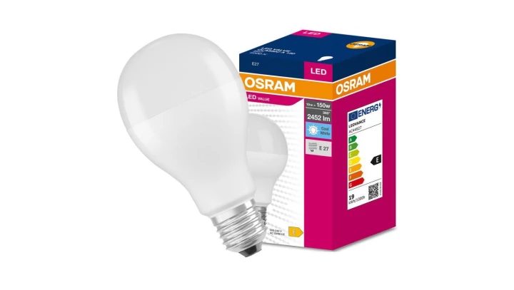 Żarówka LED VALUE CLASSIC A 150 E27 19W 2452lm 4000K 840 FR non-dim 4058075634251