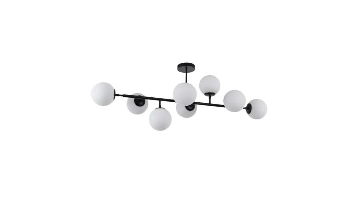 Lampa wisząca czarna DORADO 8 LP-002/8P BK Light Prestige
