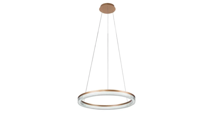 Lampa wisząca Midway Cristal mała triangle 1xLED LP-033/1P S GD Cristal Triangle Light Prestige