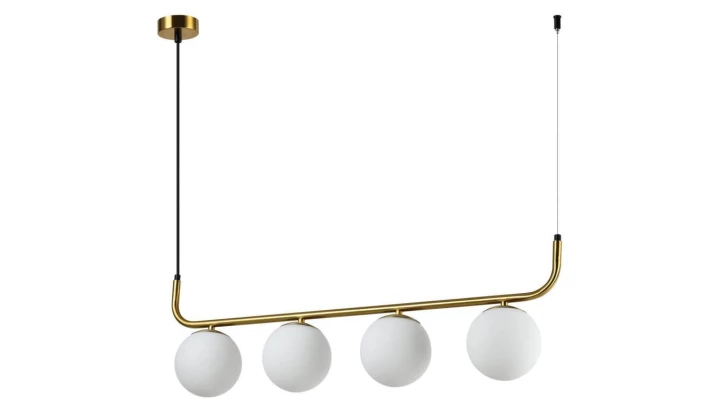 Lampa wisząca Alisa 4xE14 złota/biała LP-005/4L GD Light Prestige