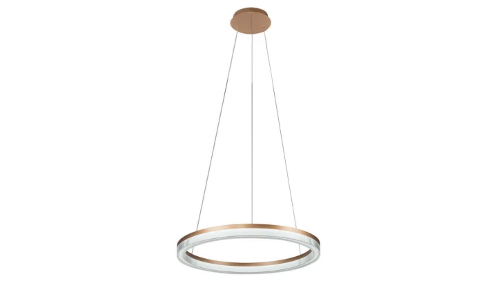 Lampa wisząca Midway Cristal duża triangle 1xLED LP-033/1P L GD Cristal Triangle Light Prestige